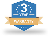 3 Year Warranty